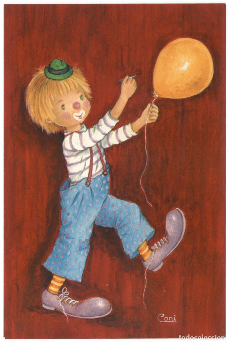 Postales: Payasos_CyZ. Illustrations Risa y Coni - Foto 2