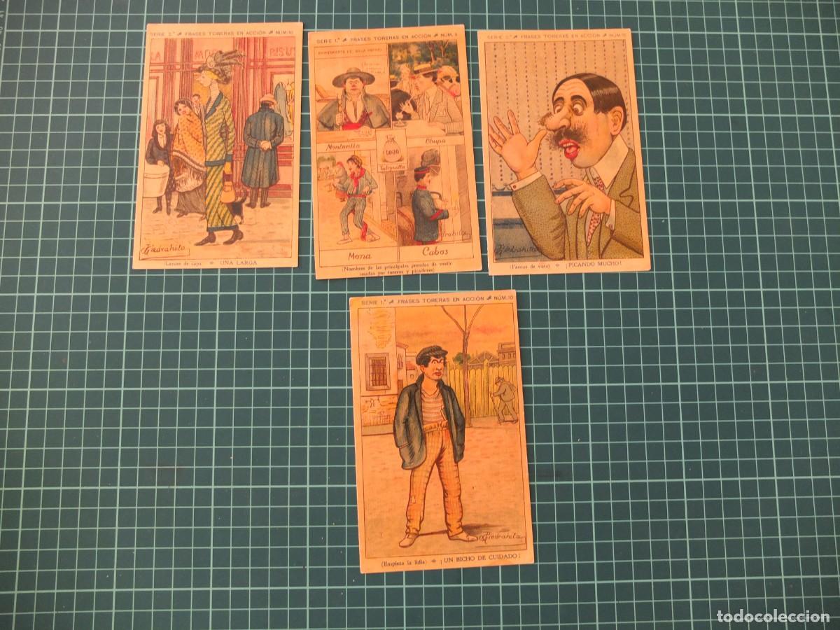 Cartoline: 4 POSTALES FRASES TORERAS EN ACCI&Oacute;N