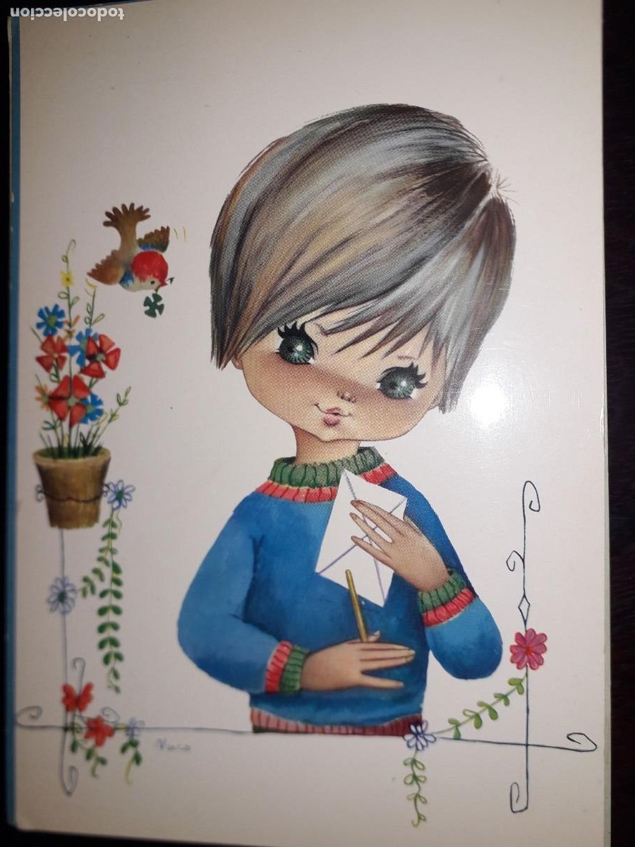 Postales: N&ordm; 44115 POSTAL NI&Ntilde;O DIBUJO CYZ 6911