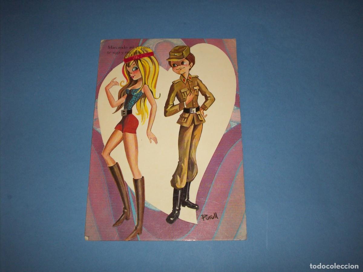 Postkarten: postal editorial pergamino, artista purull, 261-1