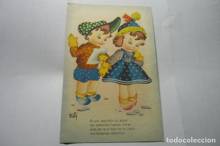 Postcards: postal dibujo bletty carta de amor escrita