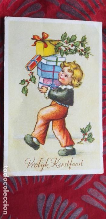 Cartes Postales: FELICIDADES-V12-135X85mm-POSTAL-VROLYK KERSTFEEST