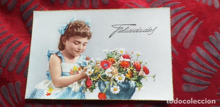 Cartes Postales: FELICIDADES-V12-135X85mm-POSTAL-NI&Ntilde;A