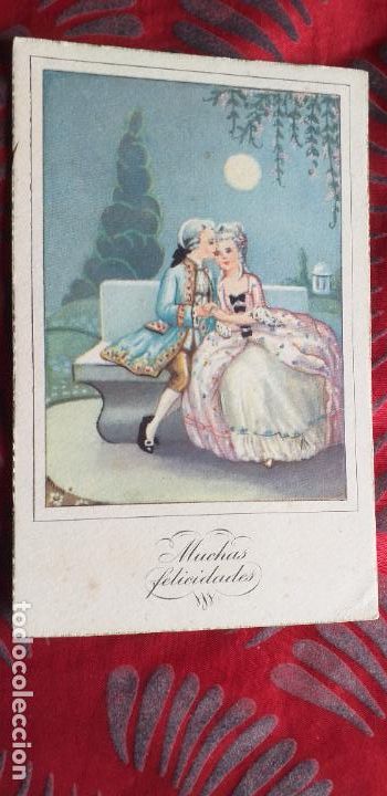 Postkarten: FELICIDADES-V12-135X85mm-POSTAL-PAREJAS-FELICIDADES.