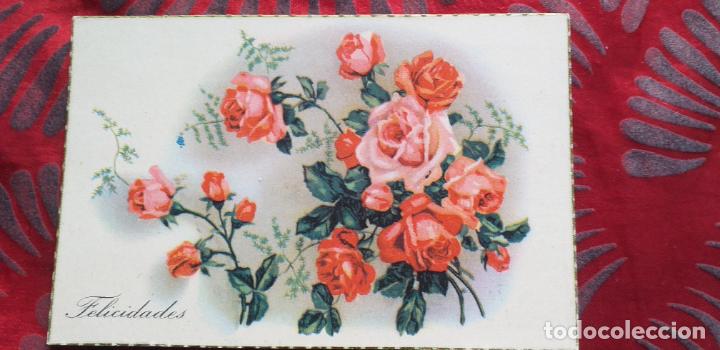 Postkarten: FELICIDADES-V12-135X85mm-POSTAL-FLORES-FELICIDADES.