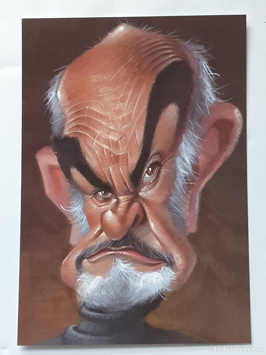Postais: Caricatura &rdquo;SEAN CONNERY&rdquo; By Joan Vizcarra - Card Postal 10,5x15