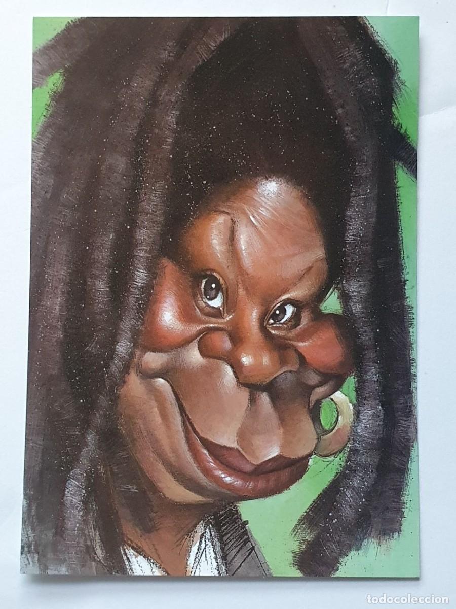 Postais: Caricatura &rdquo;WHOOPY GOLDBERG&rdquo; By Joan Vizcarra - Card Postal 10,5x15