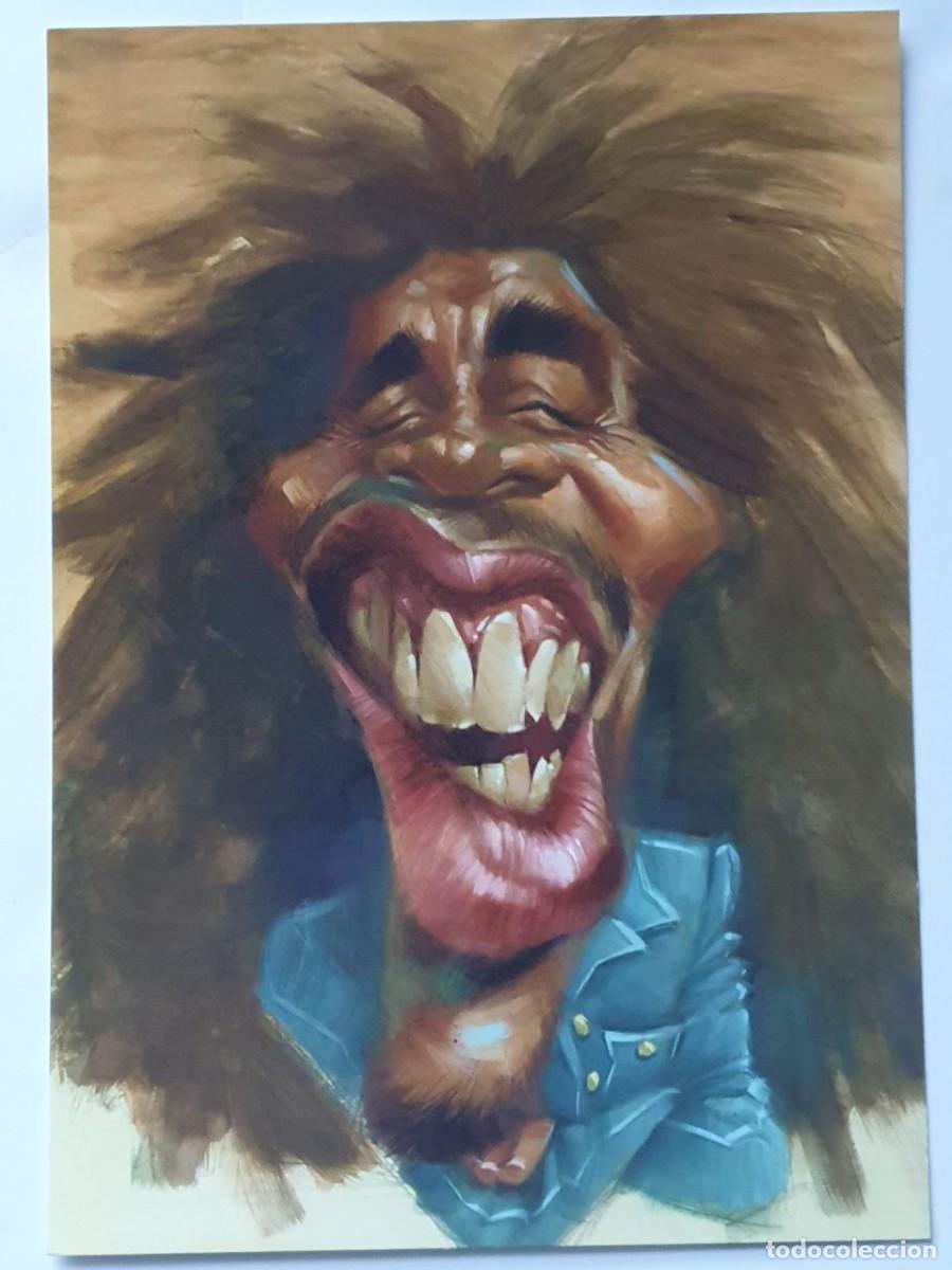 Postcards: Caricatura &rdquo;BOB MARLEY&rdquo; By Joan Vizcarra - Card Postal 10,5x15