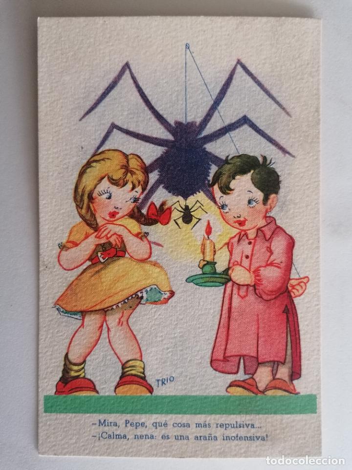 Postais: POSTAL INFANTIL, EDICIONES TRIO, SERIE 38, ESCRITA A&Ntilde;O 1945