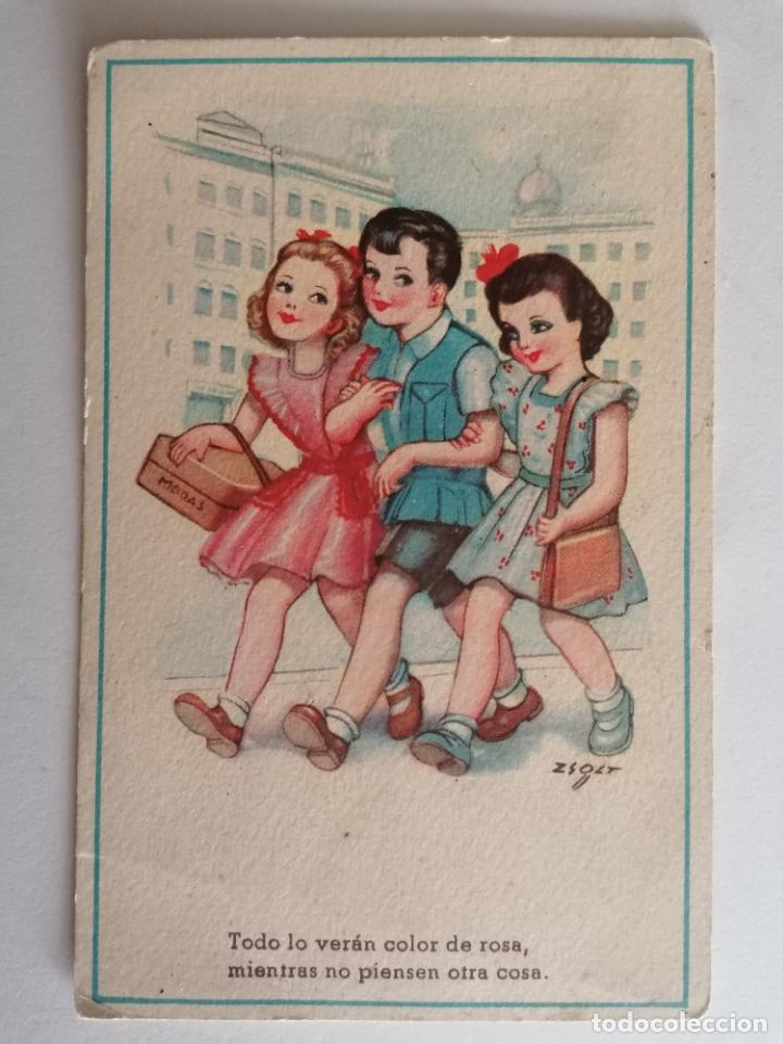 Postcards: POSTAL INFANTIL, EDICIONES CMB, SERIE 106, ESCRITA A&Ntilde;O 1950