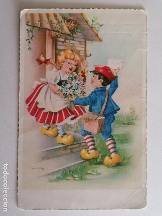 Postcards: POSTAL INFANTIL, EDICIONES JRR B, SERIE 204, ESCRITA A&Ntilde;O 1954