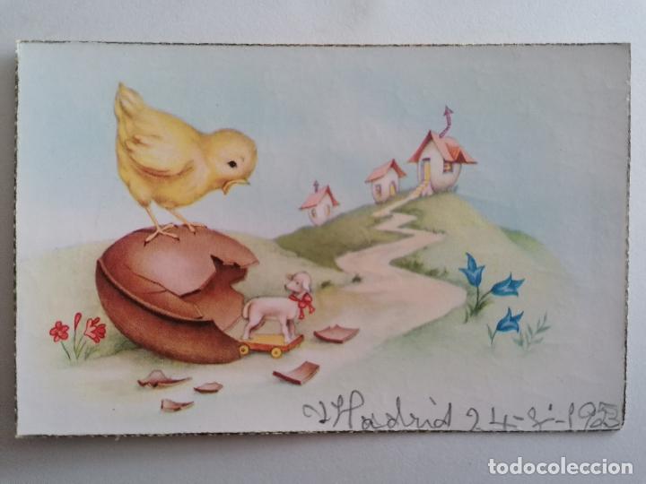 Postais: POSTAL INFANTIL, EDICIONES C Y Z, N&ordm; 145, SERIE 509/A, ESCRITA 1953