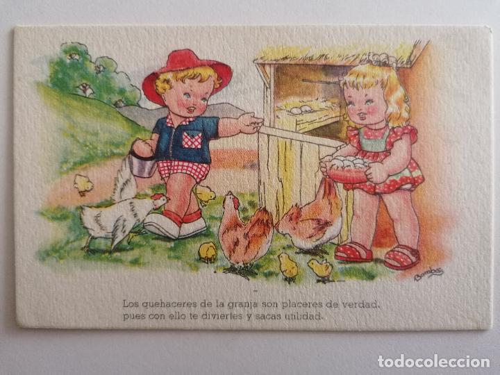 Postcards: POSTAL INFANTIL, EDICIONES ARTIGAS, SERIE 174, ESCRITA 1953