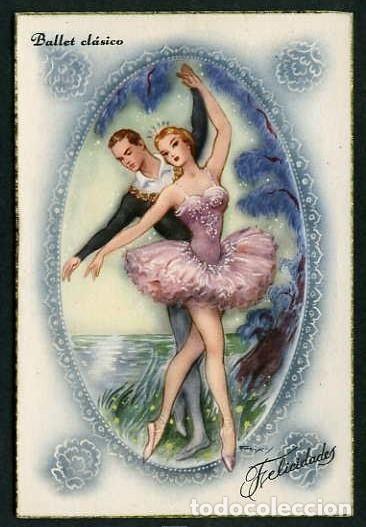 Postales: Ilustra *Emili Freixas* Creaciones Freixas serie n&ordm; 309. Escrita.