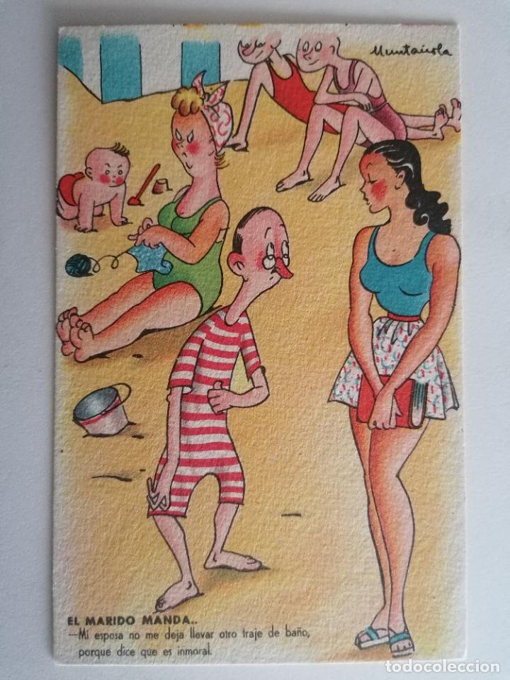 Postais: POSTAL INFANTIL, EDICIONES RAM, DIBUJO MUNTA&Ntilde;OLA , ESCRITA 1955