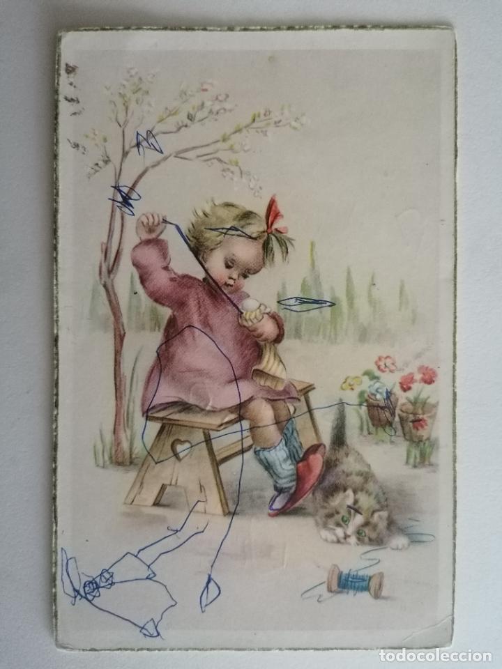 Postcards: POSTAL INFANTIL, EDICIONES CYZ, N&ordm; 532/A , ESCRITA 1955