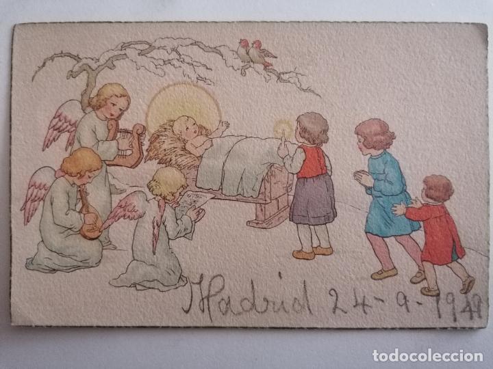 Postkarten: POSTAL INFANTIL, EDICIONES ALF , ESCRITA 1949