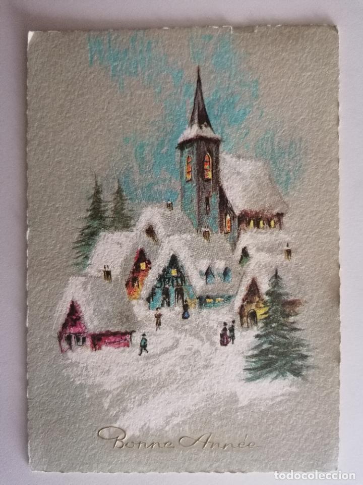 Postkarten: POSTAL INFANTIL, BONNE ANNEE, ESCRITA A&Ntilde;O 1964