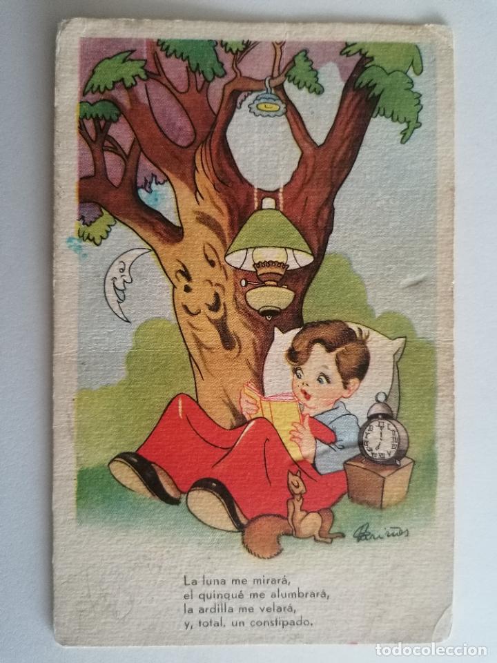 Postais: POSTAL INFANTIL, RUTA GOLONDRINA, SERIE 5, ESCRITA A&Ntilde;O 1947