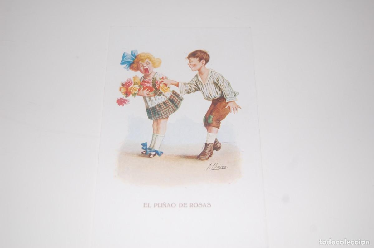 Cartes Postales: TARJETA POSTAL ILUSTRADA POR J. IBA&Ntilde;EZ - EL PU&Ntilde;AO DE ROSAS- EDICIONES VICTORIA - VER FOTOS