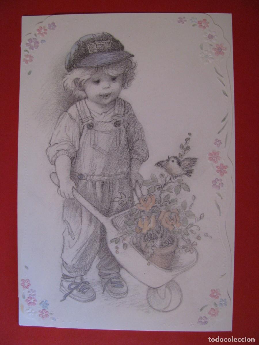 Postales: POSTAL DIPTICA DE IL? BUSQUETS 04.036.273. 18X12 CM.