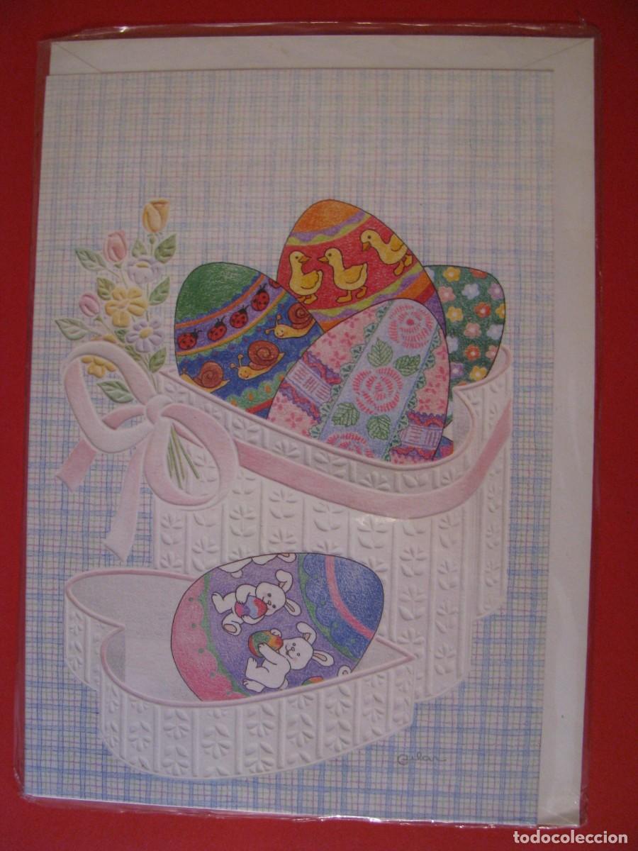 Cartoline: POSTAL DIPTICA DE IL? BUSQUETS 04.010.183. HUEVOS DE PASCUA. 18X12 CM.