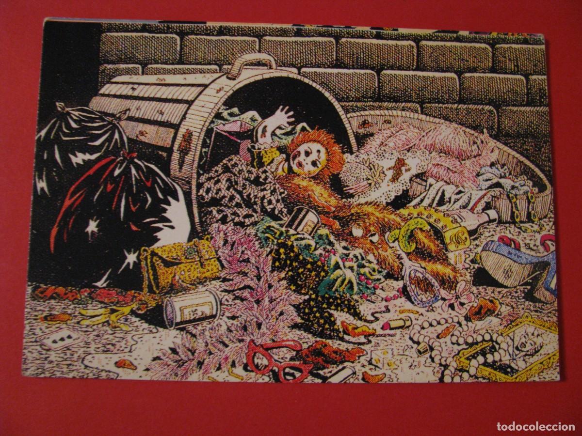 Postales: POSTAL DE EDICIONES LA C&Uacute;PULA. 1980. ORIGINAL DE NAZARIO. BASURA.