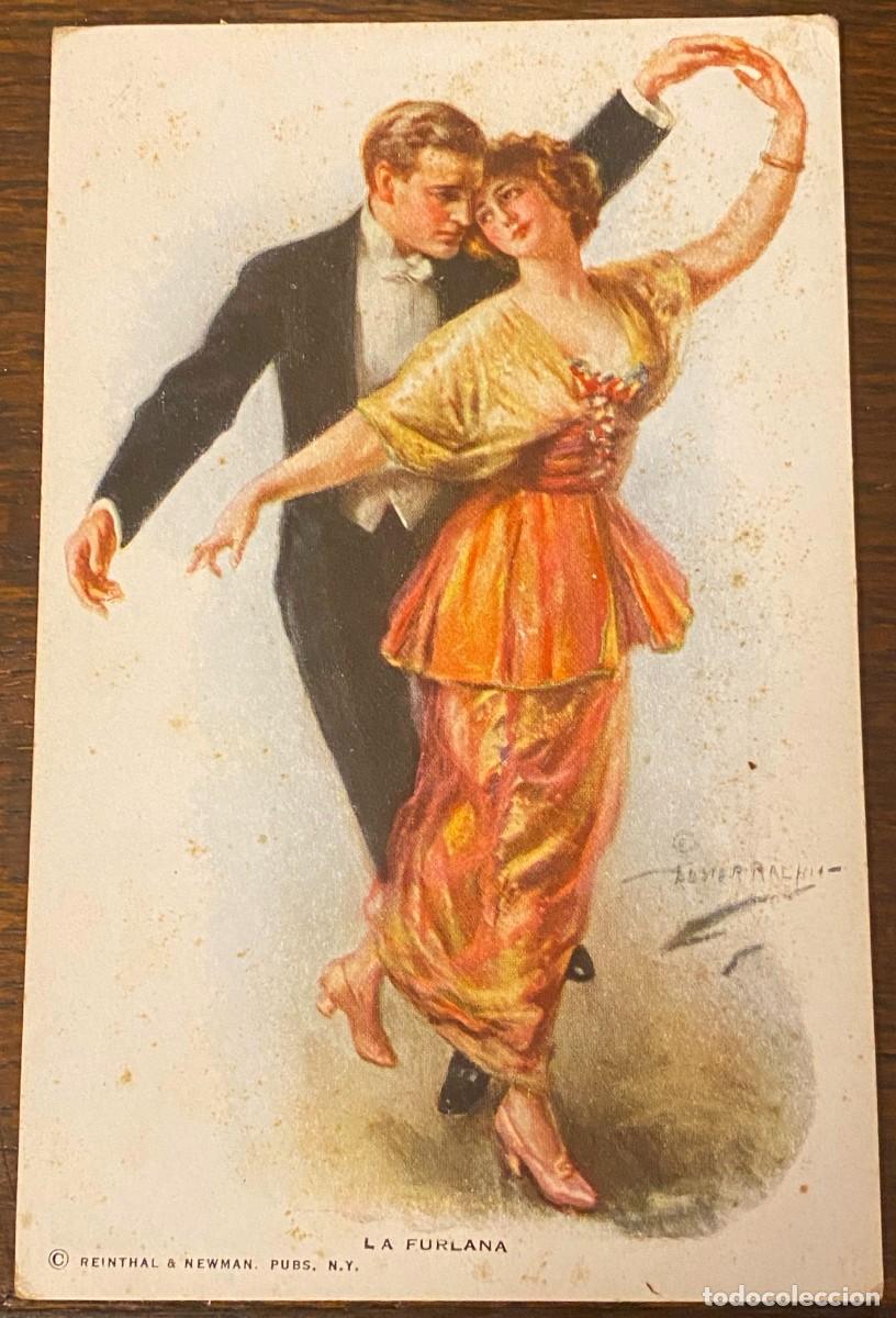 Cartoline: ANTIGUA POSTAL ILUSTRADA POR LESTER RALPH LA FURLANA N&ordm; 801 - 14 X 9 CM. SIN CIRCULAR