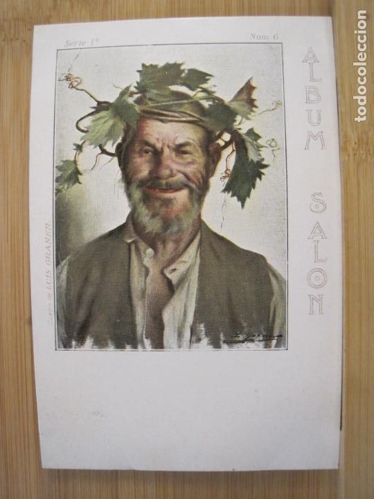 Postais: CUADRO DE LUIS GRANER-ALBUM SALON-SERIE 1&ordf; NUM 6-REVERSO SIN DIVIDIR-POSTAL ANTIGUA-(99.961)