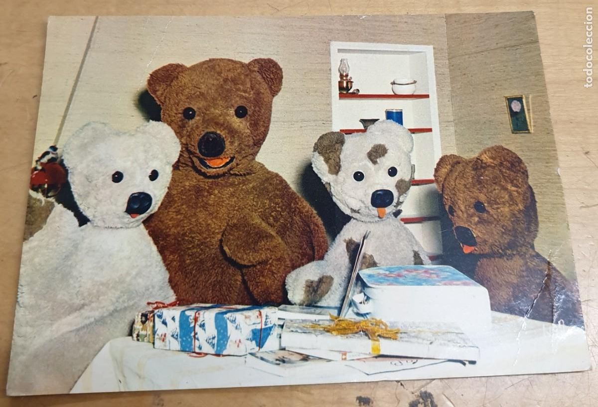 Postais: POSTAL INFANTIL BONNE NUIT LES PETITS NOUNOURS ET SES NEVEUX N&ordm; 14 YVON A&Ntilde;O 1967 15X10,5 CM.