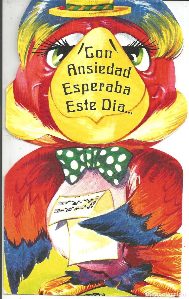 Postkarten: FELICITACION TROQUELADA *COSTA* - DIPTICA, 19X11,5 CM - EDIC. CYZ 3081/61