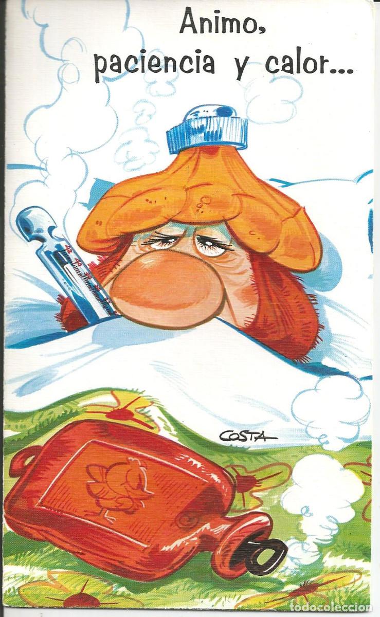 Postkarten: FELICITACION TROQUELADA *COSTA* - DIPTICA, CON DESPLEGABLE, 19X11,5 CM - EDIC. CYZ 3093