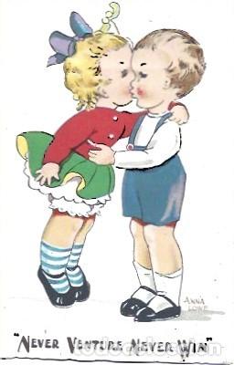 Postcards: Gran Bretana & Humor, Ni&ntilde;os, Nunca se Aventure, Nunca Gane, Anna Lowe, Lowestoft to Horwich 1945 (8)