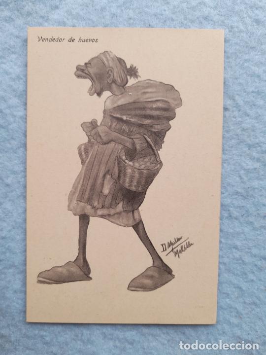 Postais: Postal antigua Caricatura. Vendedor de Huevos.