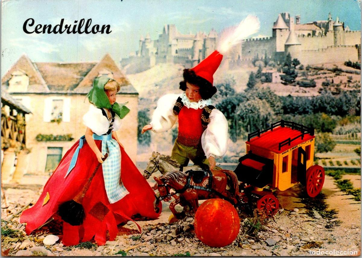 Postkarten: Cendrillon - Cenicienta - Postal Francesa - Ed. Poup&eacute;es Lut&egrave;ce - 149x105mm