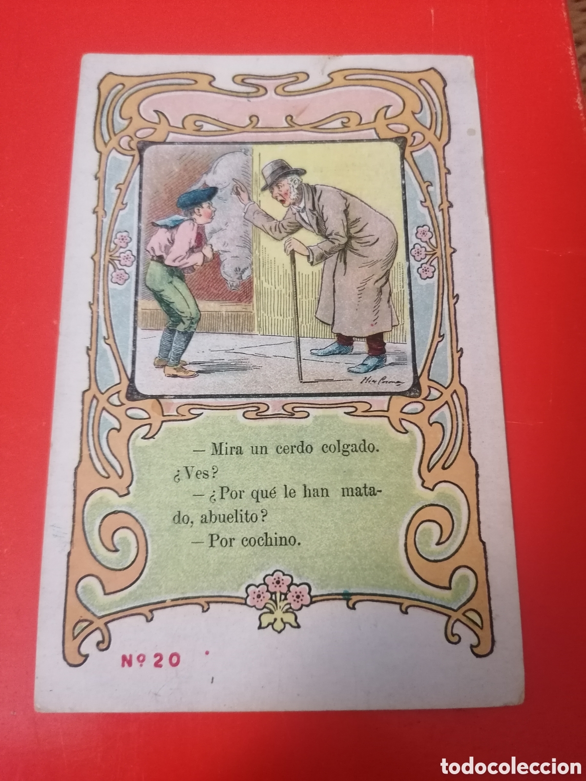 Postais: Postal chistes. Serie c&oacute;mica N&ordm; 20. Calleja