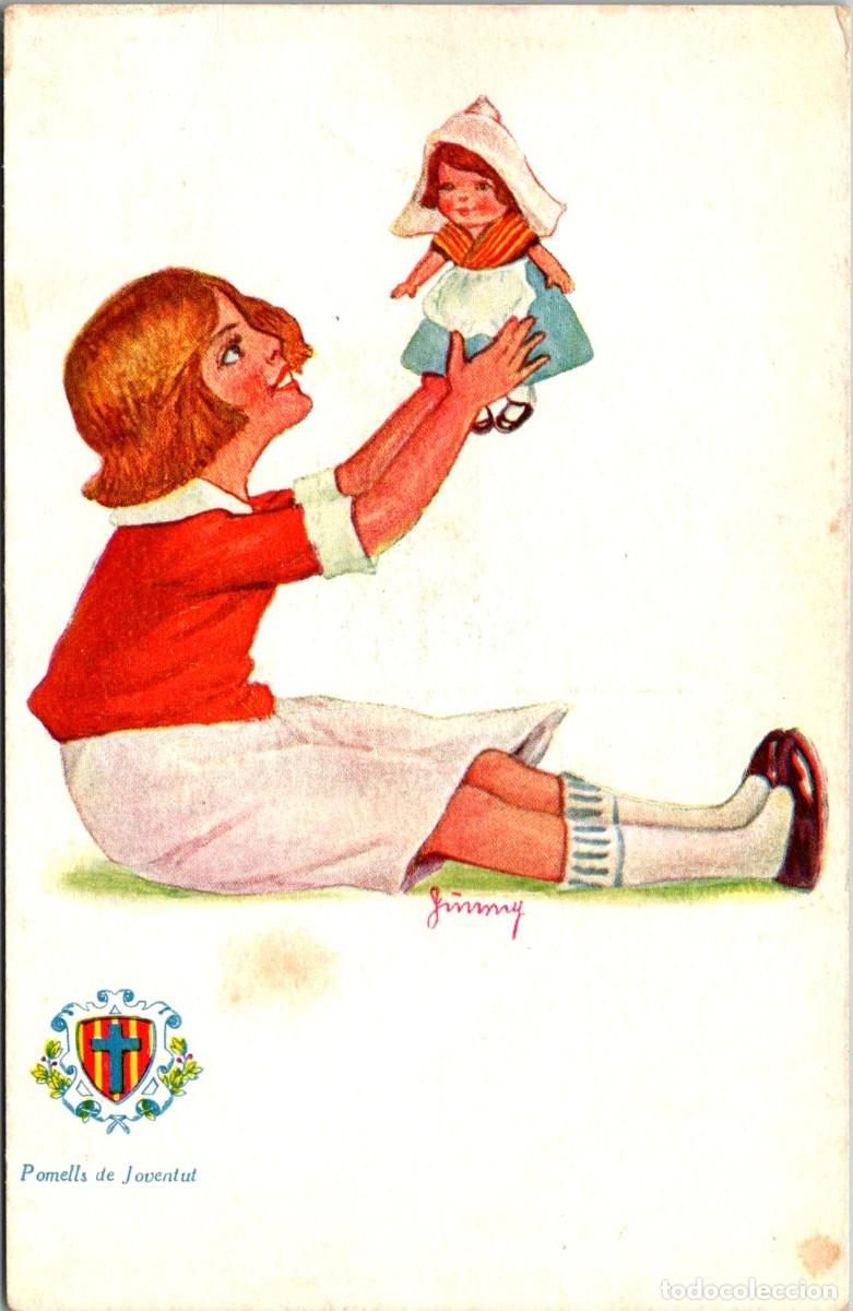 Postkarten: Pomells de Joventut - Ilustra Jummy - Ed. Victoria n&ordm; 1027 - Postal Catalanista - 140x89mm