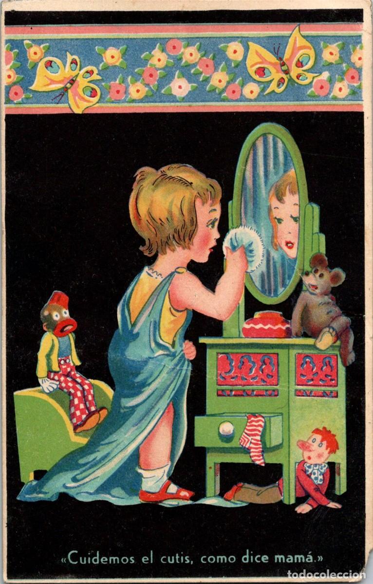 Postales: Cuidemos el cutis, como dice mam&aacute; - Ed. Arte - Ikon - Serie 27 - 138x89mm - Muchos detalles