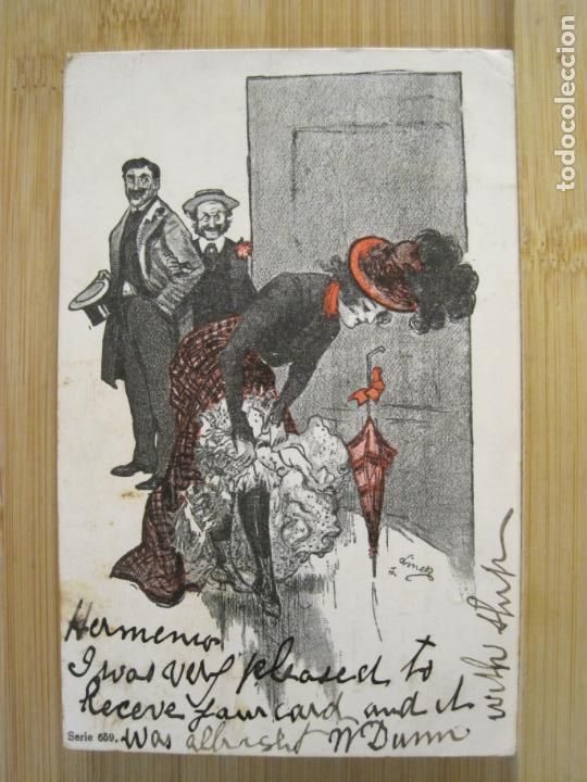 Postais: POSTAL ANTIGUA ILUSTRADA-REVERSO SIN DIVIDIR-(102.026)