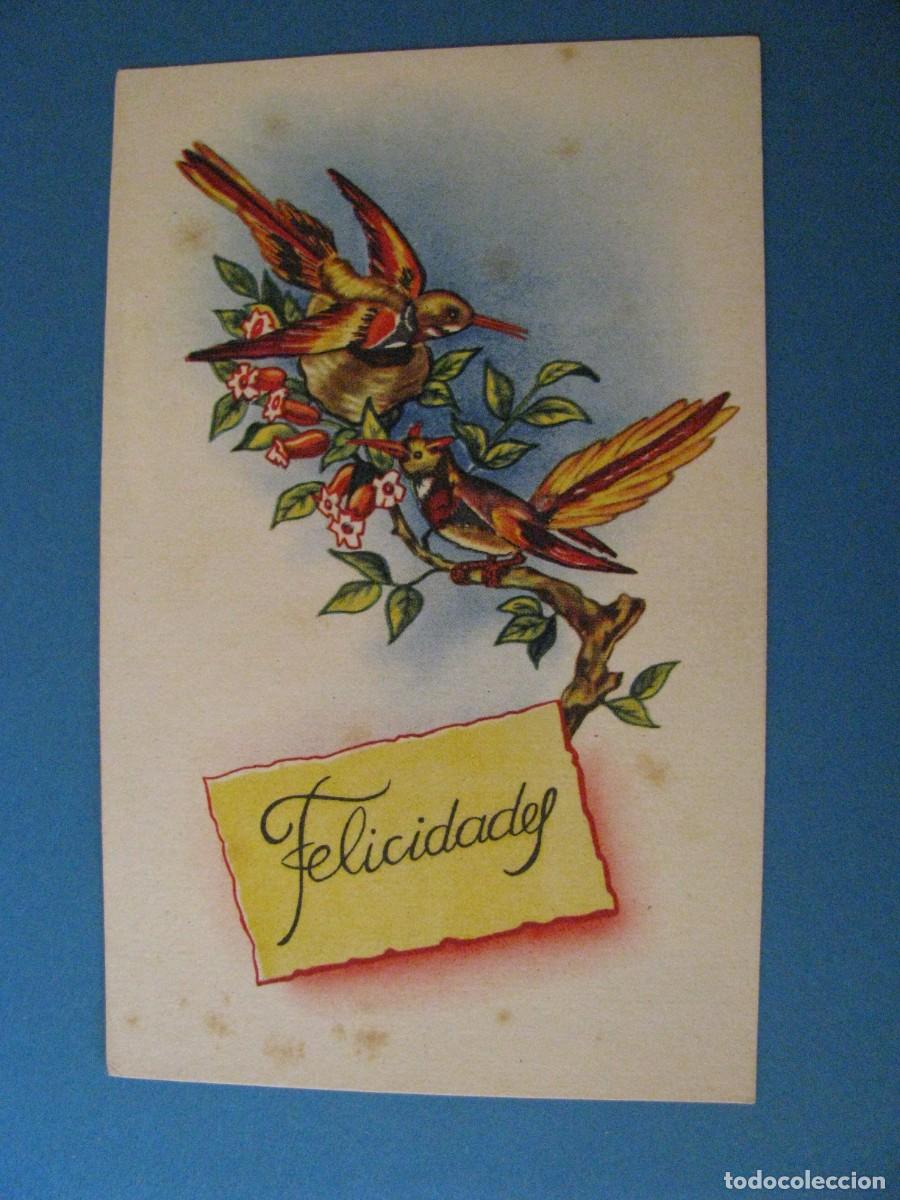 Postais: POSTAL DE SERIE 79. FELICIDADES. ESCRITA.