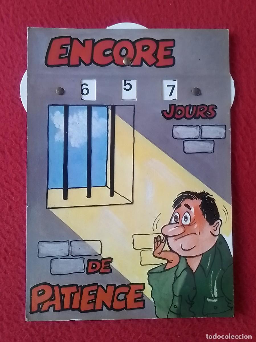 Postais: POSTAL CARTE POSTALE ENCORE JOURS DE PATIENCE M&Aacute;S D&Iacute;AS DE PACIENCIA CONTADOR CALENDRIER LA CLASSE...