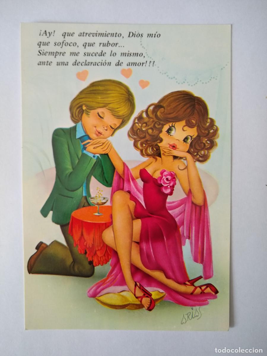 Cartoline: Postal pareja de enamorados ilustrador Arias CYZ 7679/29-B