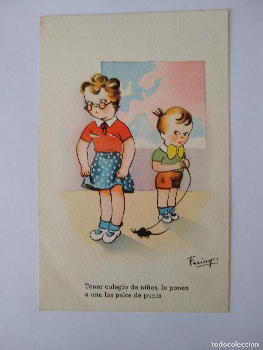 Postais: Ni&ntilde;os CMB serie n&ordm; 34 dibujante Farinye escrita 1942