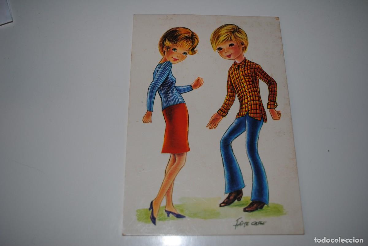 Postales: POSTAL VIKINGO - PAREJA BAILANDO -N&ordm; 500-2