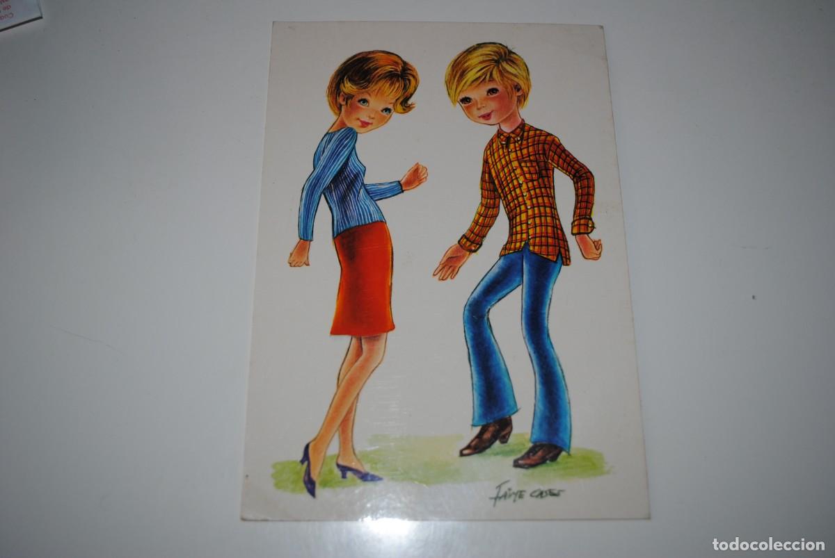 Postales: POSTAL VIKINGO - PAREJA BAILANDO -N&ordm; 500-2