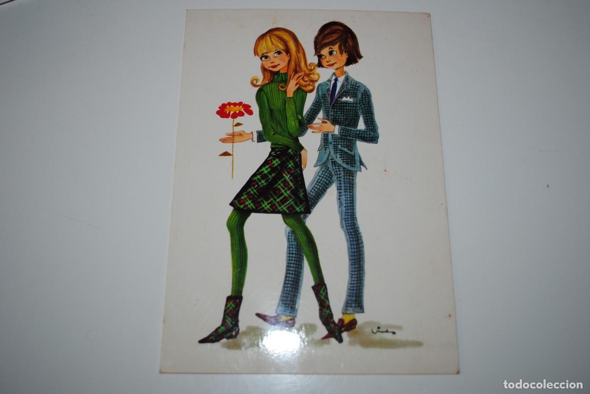 Postales: POSTAL VIKINGO - PAREJA BAILANDO -N&ordm; 507-1