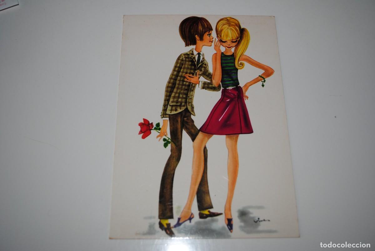 Postales: POSTAL VIKINGO - PAREJA BAILANDO -N&ordm; 507-4 - VER FOTO