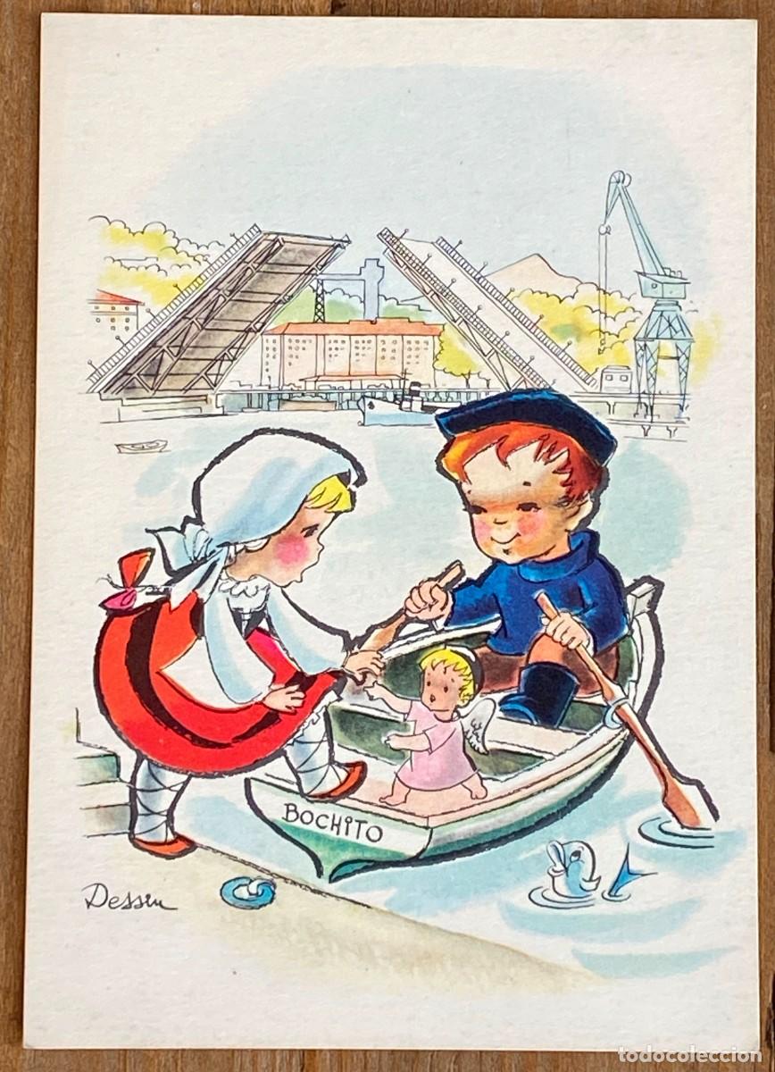 Postales: POSTAL, ESCENA VASCA INFANTIL, ILUSTRADA POR DESSIN , SIN CIRCULAR