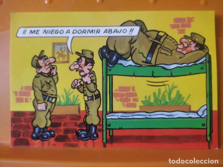 Postales: MILI ILUSTRACION POSTAL ED VIKINGO 1975 SC MANCHADO DORSO N&ordm; 2156/2 SOLDADOS LITERAS