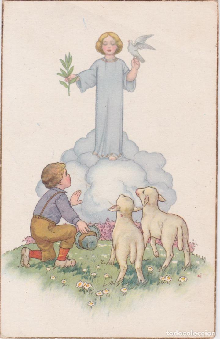 Postkarten: ILUSTRADOR: DESCONOCIDO, LOS PASTORES - ED. NB NOVA 35 - ESCRITA